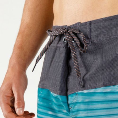 Pantaloni scurți de baie pentru bărbați Quiksilver Surfsilk Panel 18' gri-portocaliu EQYBS04658-NLQ6