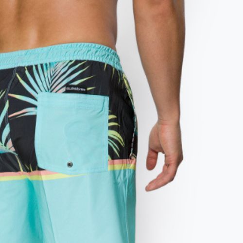Pantaloni scurți de înot pentru bărbați Quiksilver Ocean Division 17' albastru deschis EQYJVV03891-BGD6