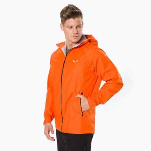 Jachetă de ploaie pentru bărbați Salewa Puez Aqua 3 PTX portocaliu 00-0000024545