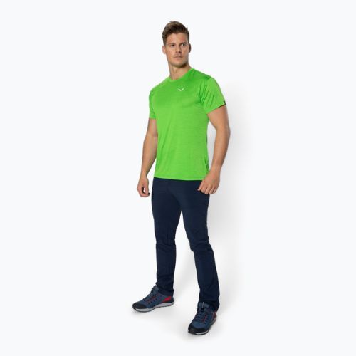 Cămașă de trekking pentru bărbați Salewa Puez Melange Dry Pale frog melange 00-0000026537