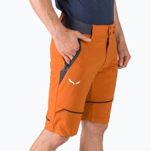 Pantaloni bărbătești softshell Salewa Pedroc DST portocaliu 00-0000026957