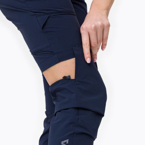 Pantaloni softshell pentru femei Salewa Pedroc DST albastru marin 00-0000026958