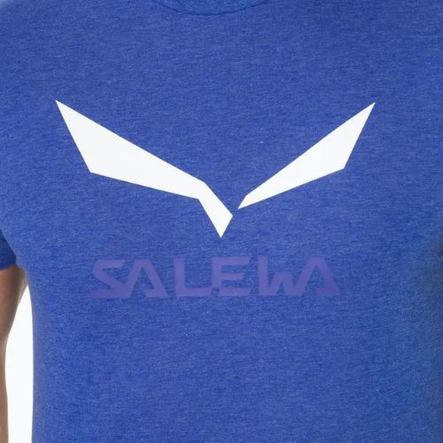 Cămașă de trekking pentru bărbați Salewa Solidlogo Dry albastru 00-0000027018