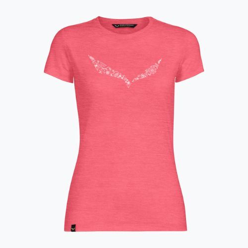 Cămașă de trekking pentru femei Salewa Solid Dry roz 00-0000027019