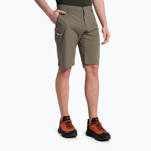 Pantaloni scurți de drumeție pentru bărbați Salewa Talveno DST maro 00-0000027064