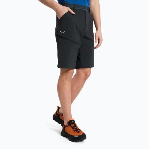 Pantaloni scurți de trekking pentru bărbați Salewa Puez 3 negru 00-0000027401