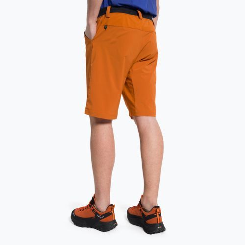 Pantaloni scurți de trekking pentru bărbați Salewa Puez 3 portocaliu 00-0000027401
