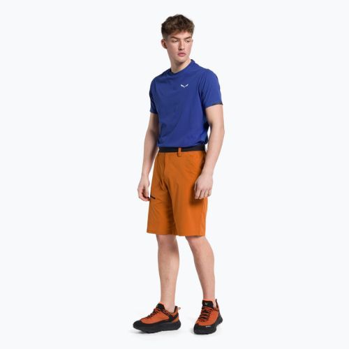 Pantaloni scurți de trekking pentru bărbați Salewa Puez 3 portocaliu 00-0000027401
