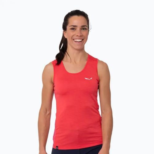 Cămașă de trekking pentru femei Salewa Puez Graphic Dry Tank roz 00-0000027482