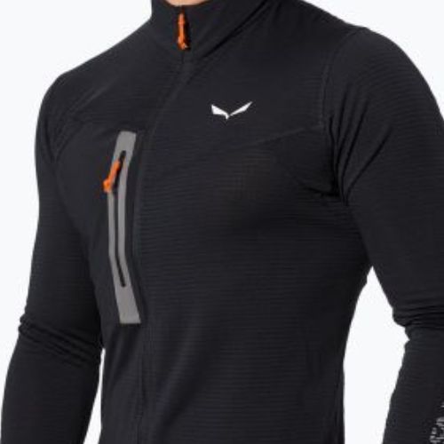 Hanorac de bărbați Salewa Pedroc fleece negru 00-0000027719