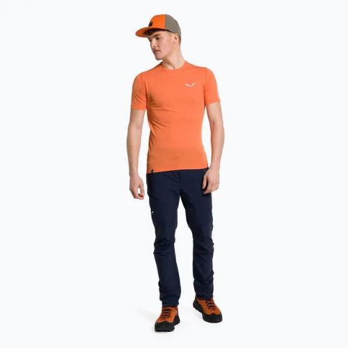 Tricou de trekking pentru bărbați Salewawa Pedroc 3 Dry portocaliu 00-0000027725
