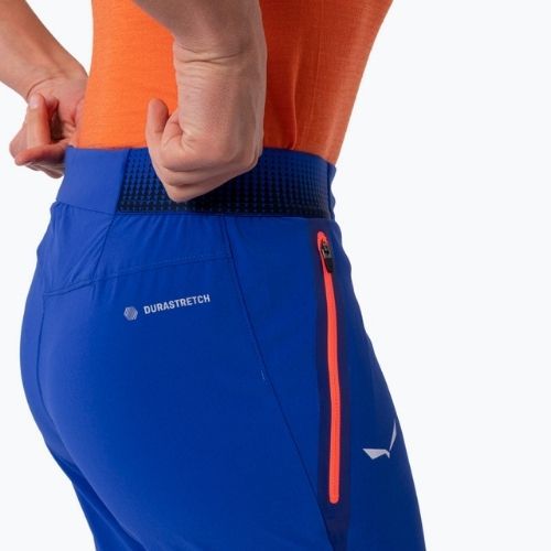 Pantaloni scurți de drumeție pentru femei Salewa Pedroc Cargo 3 albastru 00-0000027728