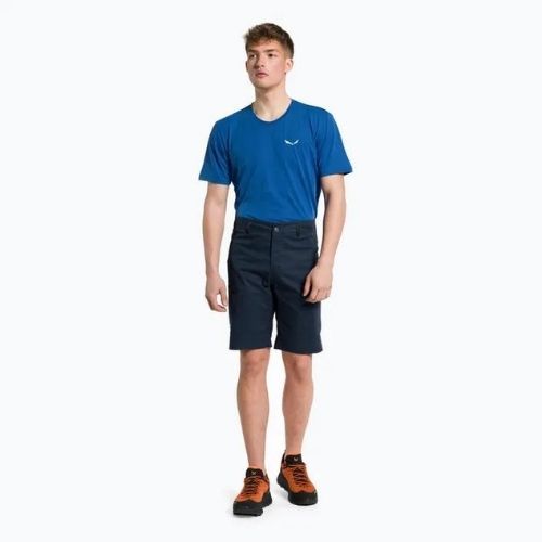 Pantaloni scurți de drumeție pentru bărbați Salewa Lavaredo Hemp Hemp albastru marin 00-0000028033