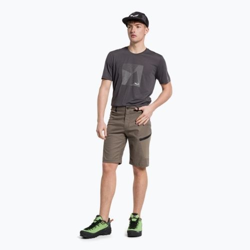 Pantaloni scurți de drumeție pentru bărbați Salewa Lavaredo Hemp Hemp maro 00-0000028033