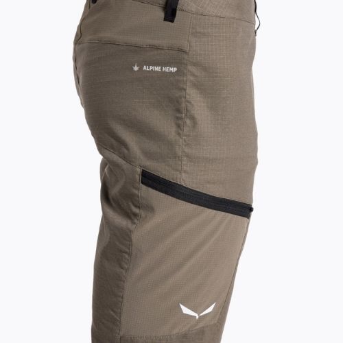 Pantaloni scurți de drumeție pentru bărbați Salewa Lavaredo Hemp Hemp maro 00-0000028033