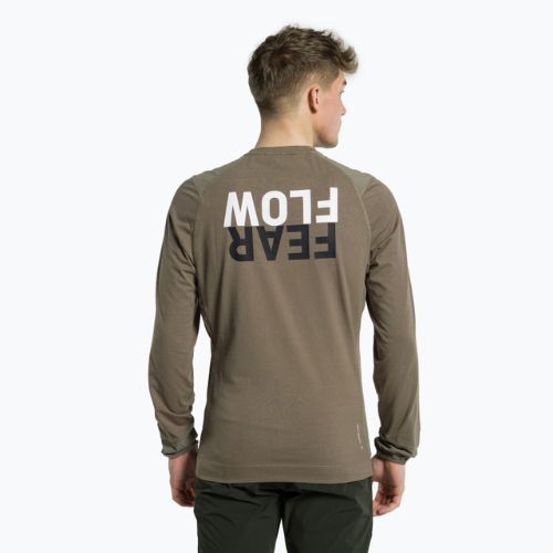 Cămașă de trekking pentru bărbați Salewa Lavaredo Hemp Print maro 00-0000028062
