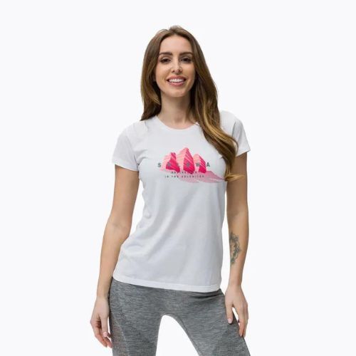 Salewa Lines Graphic Dry tricou de trekking pentru femei alb 00-0000028064