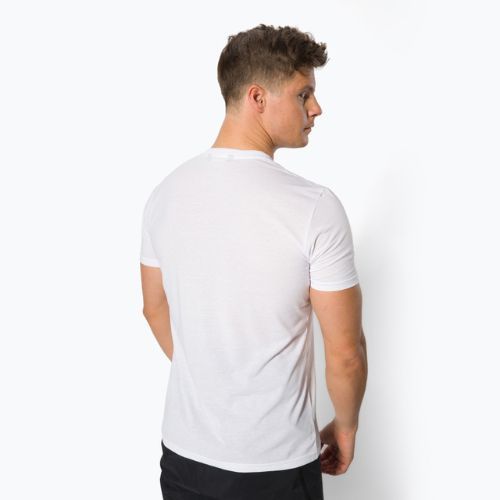 Cămașă de trekking pentru bărbați Salewa Lines Graphic Dry albă 00-0000028065