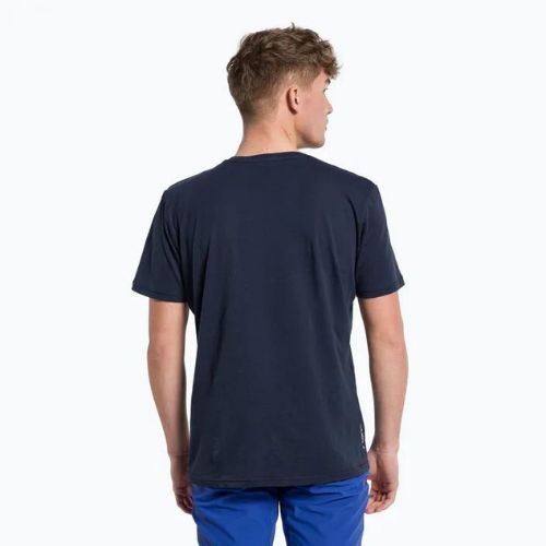 Tricou de trekking pentru bărbați Salewa Alpine Hemp Logo albastru marin 00-0000028132