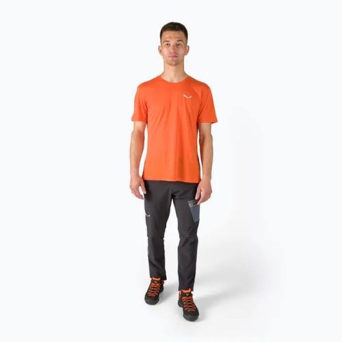 Bărbați Salewa Alpine Hemp Logo trekking tricou portocaliu 00-0000028132