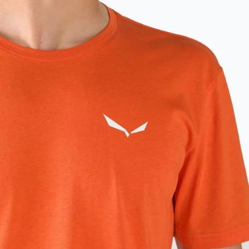 Bărbați Salewa Alpine Hemp Logo trekking tricou portocaliu 00-0000028132