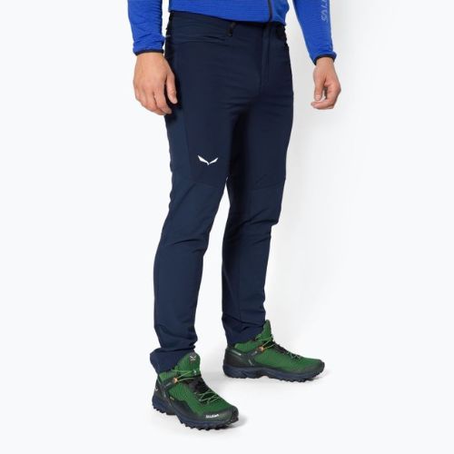 Pantaloni bărbătești Salewa Agner DST de culoare albastru marin 00-0000028308