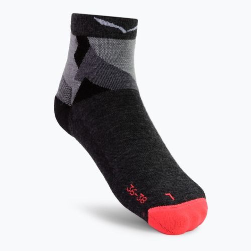 Șosete de trekking pentru femei Salewa Pedroc Camo AM QRT negru 00-0000069040