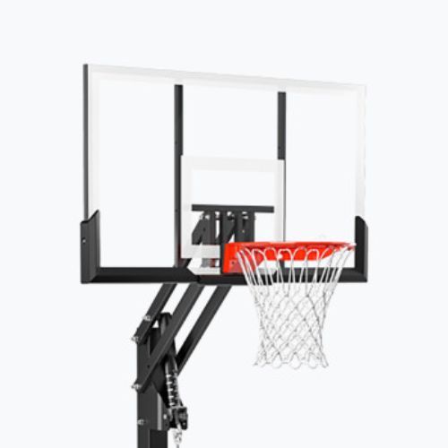 Construcție pentru baschet Spalding Gold In-Ground alb/negru
