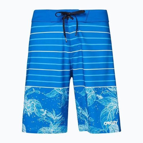Pantaloni scurți de baie Oakley Retro Split 21 pentru bărbați, albastru FOA403024