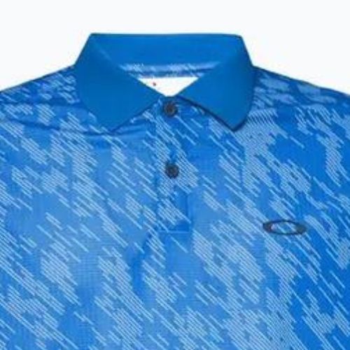 Oakley Contender Print polo pentru bărbați albastru FOA403162