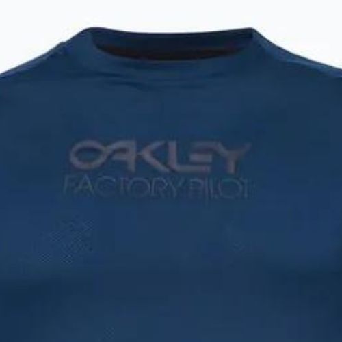 Tricou Oakley Factory Pilot pentru bărbați albastru marin FOA500224