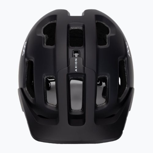 Cască de bicicletă POC Axion Race MIPS uranium black matt/hydrogen white