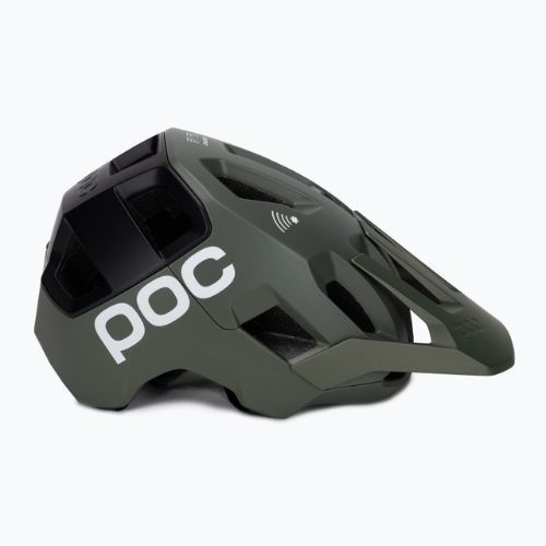 Cască de bicicletă POC Kortal Race MIPS epidote green/uranium black metallic/matt