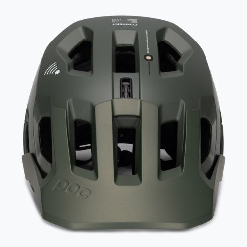 Cască de bicicletă POC Kortal Race MIPS epidote green/uranium black metallic/matt