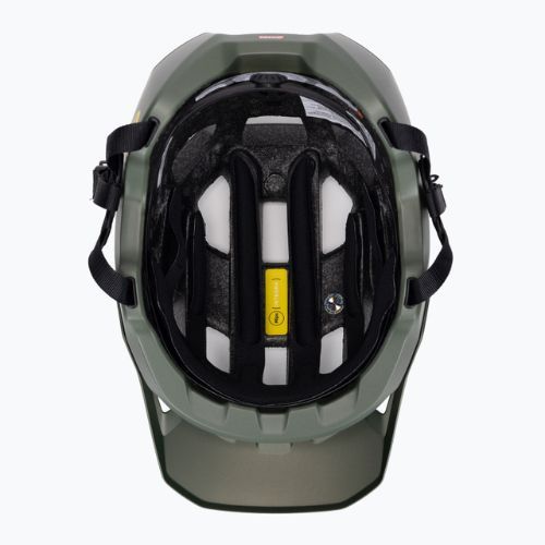Cască de bicicletă POC Kortal Race MIPS epidote green/uranium black metallic/matt