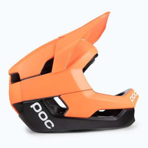 Cască de bicicletă POC Otocon Race MIPS fluorescent orange avip/uranium black matt