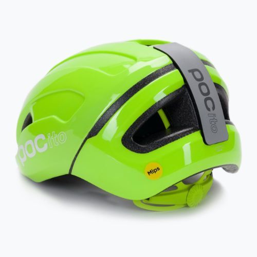 Cască de bicicletă pentru copii POC POCito Omne MIPS fluorescent yellow/green