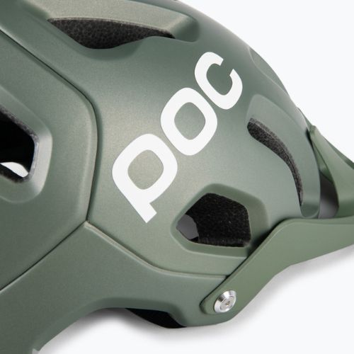 Cască de bicicletă POC Tectal epidote green metallic/matt