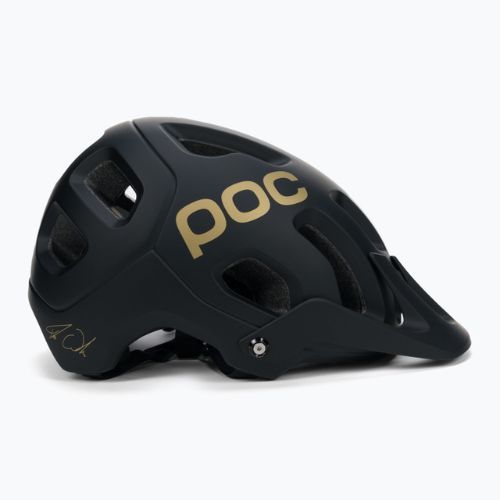 Cască de bicicletă POC Tectal Fabio Ed. uranium black matt/gold