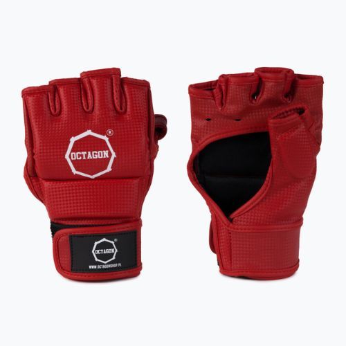 Octagon Kevlar MMA MMA mănuși de grappling roșu