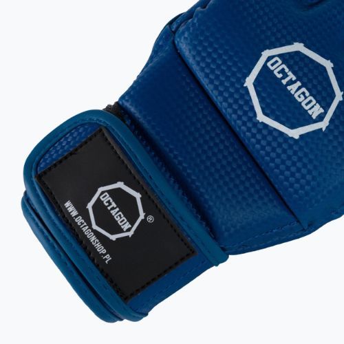 Octagon Kevlar Kevlar MMA mănuși de grappling albastru