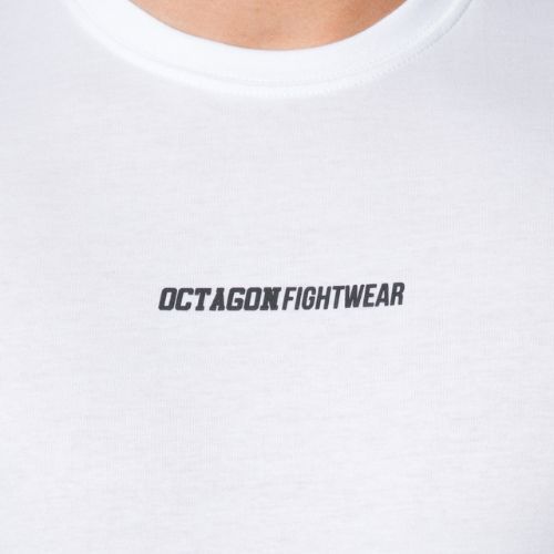 Tricou pentru bărbați Octagon Fight Wear Small alb