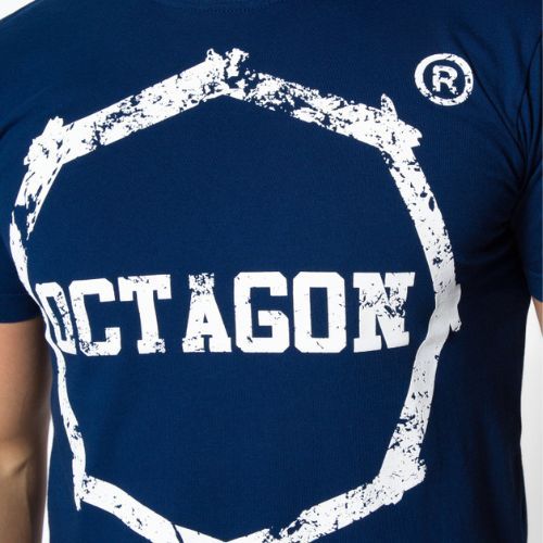 Tricou Octagon Logo pentru bărbați Smash albastru