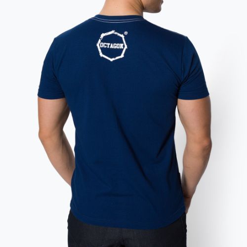 Tricou Octagon Logo pentru bărbați Smash albastru