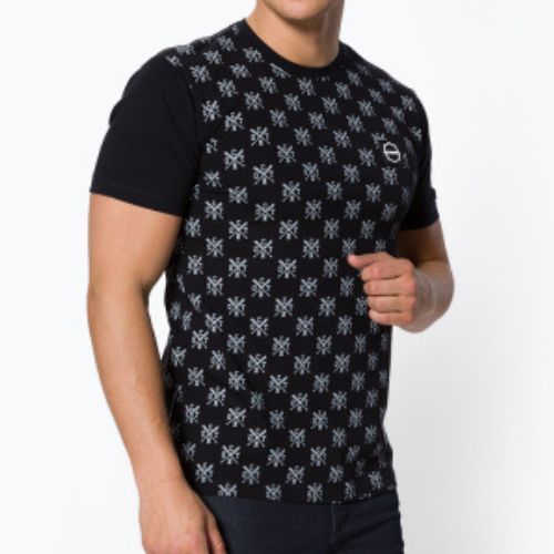 Tricoul Octagon Types negru pentru bărbați