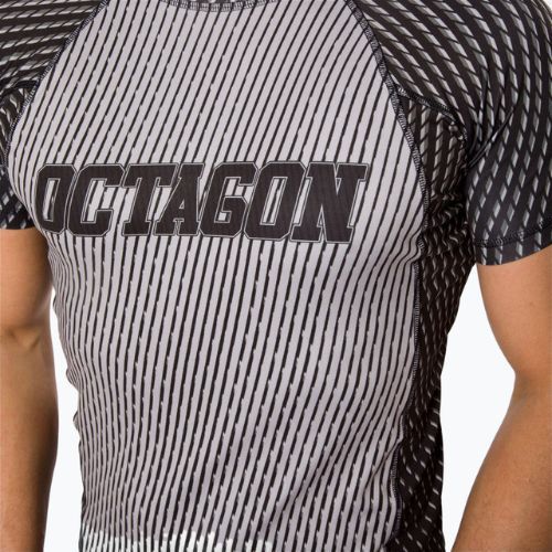 Octagon Enspace Rashguard pentru bărbați cu mânecă scurtă gri
