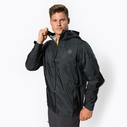 Jachetă de ploaie cu membrană pentru bărbați Treeline Black Diamond Treeline AP7450080002SML1