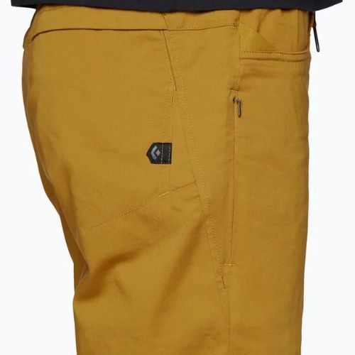Pantaloni scurți de alpinism Black Diamond Notion pentru bărbați, galben AP750062