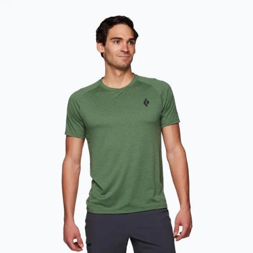 Tricou de antrenament pentru bărbați Black Diamond Lightwire Tech verde AP752427303050XSM1