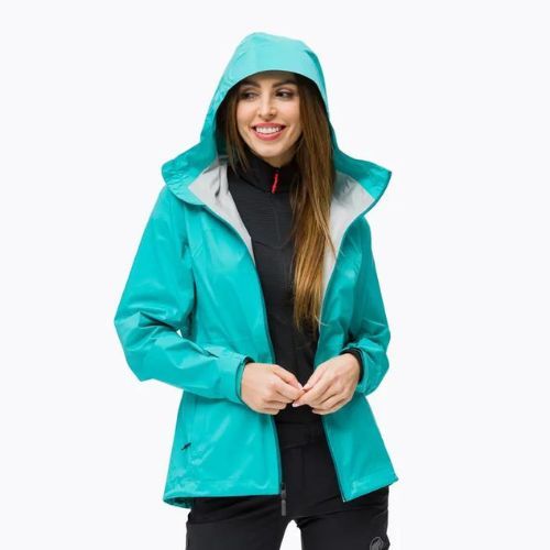 Jachetă de ploaie cu membrană elastică Black Diamond Stormline pentru femei, albastru APM6974050XSM1
